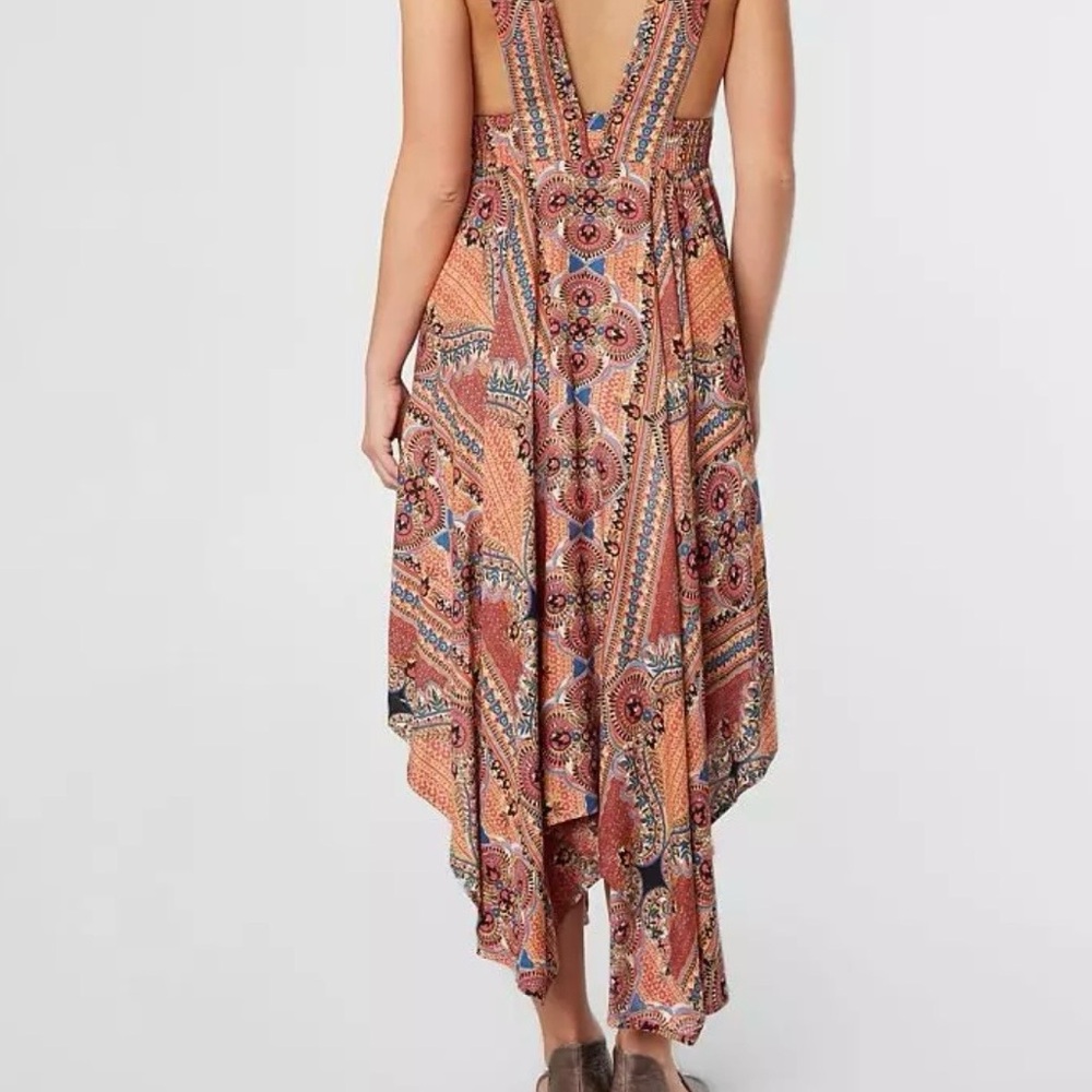 Angie Multicolor Backless Dress